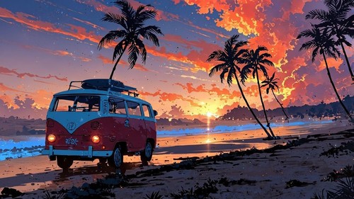 Poster pulmino volkswagen - poster,