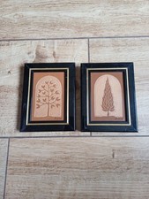 Lotto Quadri in Cuoio Inciso