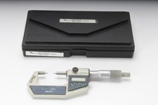 Micrometro Digitale Mitutoyo A Spline 0-1" Con Custodia - Precisione .00005"