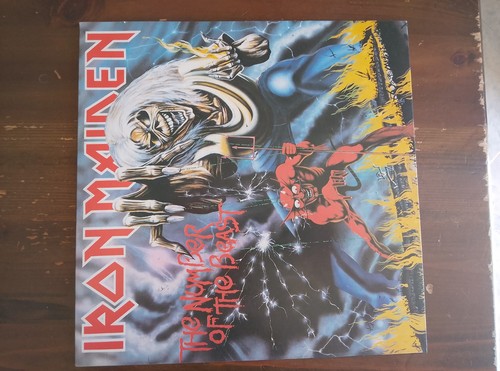 Iron maiden vinile - iron, vintage