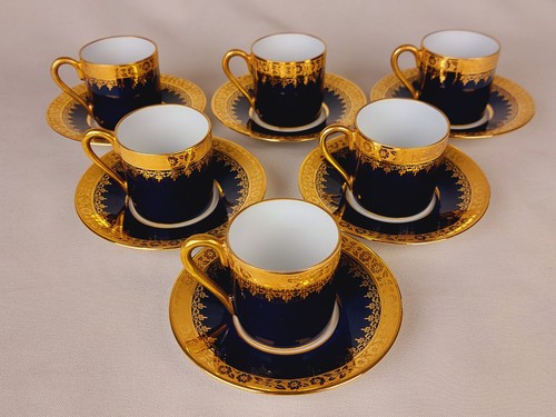 Service moka porcelaine de - service, a