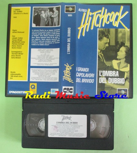 Film vhs ombra del dubbio - film, l'ombra