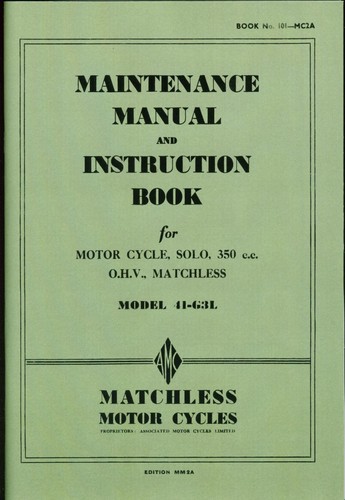 Matchless g3l esercito - wd,