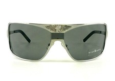 Occhiali da sole vintage John Richmond JR 55502 AZ argento maschera scudo pilota aviatori