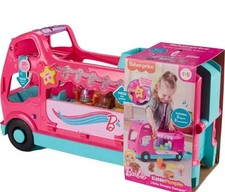 Little People Barbie Dream Camper With 2 Figures New In Package Sounds Lights