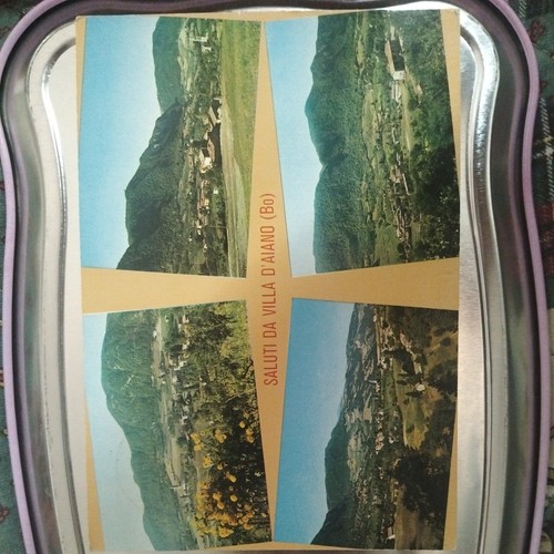 Cartolina vintage saluti - cartolina,