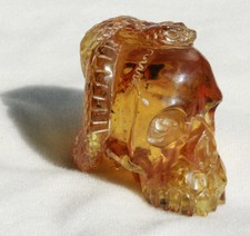 teschio e intagliato con