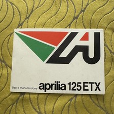 Manuale uso e manutenzione Aprilia 125ETX 125 ETX originale