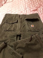 carhartt cargo baggy pants, kaki color, 30x32, vintage, indossati una sola volta