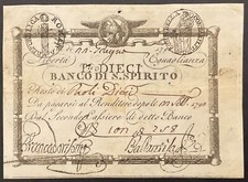 10 PAOLI 1798 ASSEGNATO