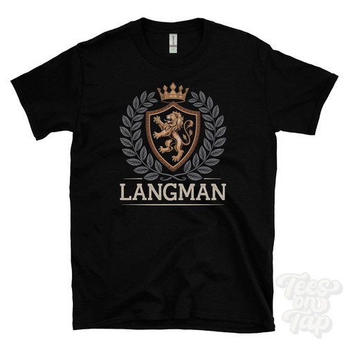Maglietta stemma langman - maglietta,