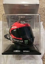 HJC MONSTER ENERGY CASCO MON 23 FABIO QUARTARARO REPLICA MINI CASCO NUOVO CON SCATOLA 1:4