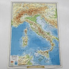 Carta geografica antica italia - carta,