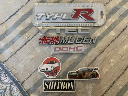 Adesivo logo emblemi honda jdm - logo,
