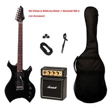 Chitarra elettrica metal nera - chitarra,