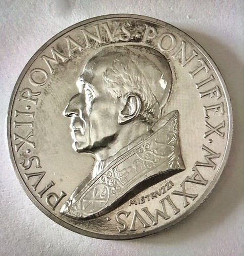 Papa pio xii medaglia - papa,