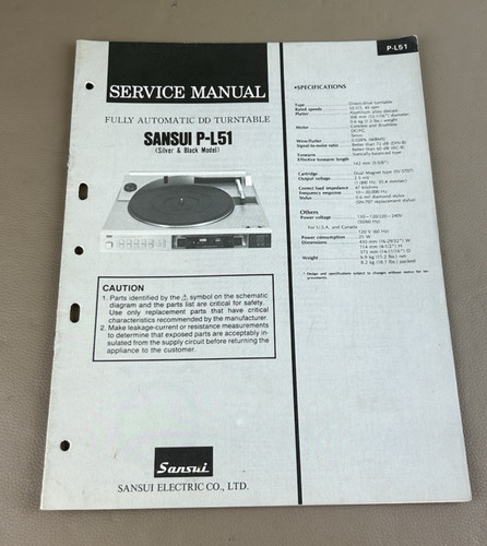 Sansui l51 giradischi dd - giradischi,