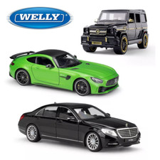 Modellino auto pressofuso WELLY XLG Mercedes Benz Classe S AMG GT R Brabus G65 1:24