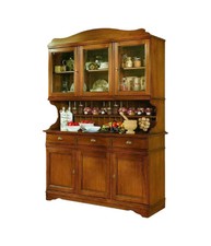 CRISTALLIERA IN LEGNO MASSELLO