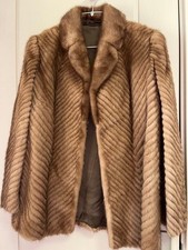 Cappotto visone cammello