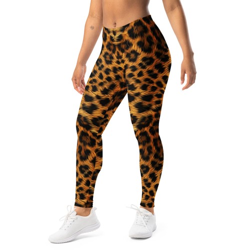 Leggings leopardati wild aura - leopardati,