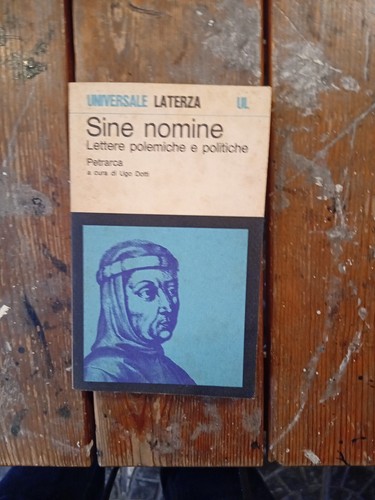 Petrarca sine nomine lettere - sine,