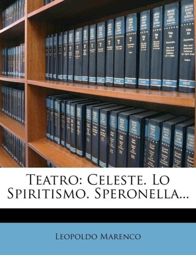 Marenco teatro celeste - marenco, lo