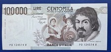  100000 LIRE CARAVAGGIO I TIPO