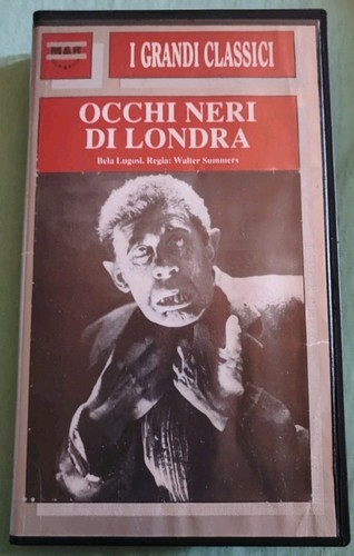 Vhs gli occhi neri londra - vhs, "gli