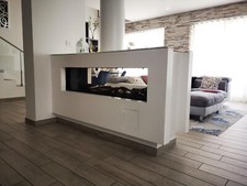 CAMINO A GAS DA ARREDO "BRITISH FIRES" BIFACCIALE 150cm