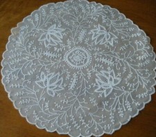  Antique French doily lace
