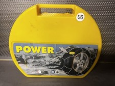 CATENE DA NEVE WEISSENFELS POWER POWER X GR.90  9 MM Mai Montate + Guanti