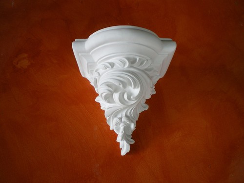 Mensola gesso l 24 - mensola, h.26