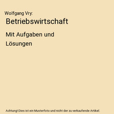 Betriebswirtschaft: Mit