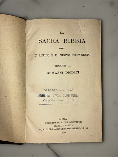 Sacra bibbia giovanni - sacra,