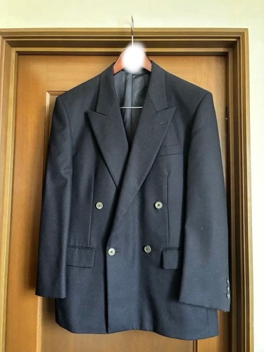 Tuta doppiopetto blu navy - doppiopetto,