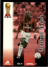 cartolina postcard Calcio Milan 1999/2000 - George Weah
