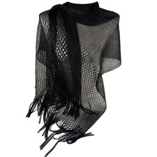 Stola nera donna elegante