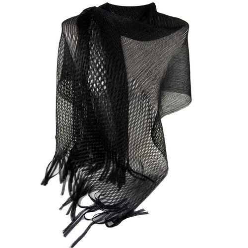 Stola nera donna elegante