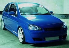 FARI LENTICOLARI ANGEL EYES BLACK  LED BIANCHI OPEL CORSA C+REGALO