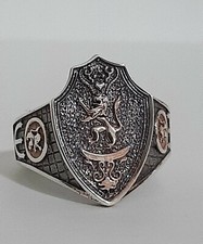 Anello argento uomo 925 leone - ,