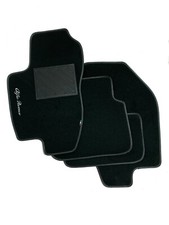 Tappetini compatibili Alfa Romeo 156 dal 1997 al 2007  1 ricami+clip+battitacco