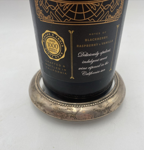 Sottobicchiere bottiglia vino