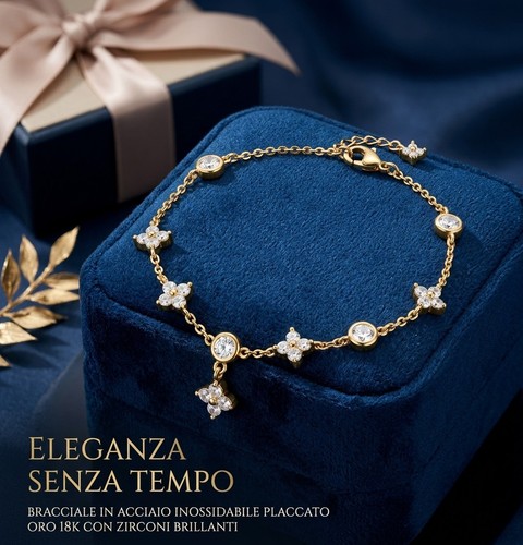 Bracciale donna acciaio inox - bracciale,