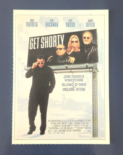 Cartolina film ciak get shorty - film,