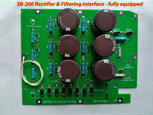 Filter capacitor board - board, fully