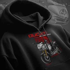 Felpa con cappuccio moto