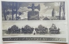 CARTOLINA SESTRI PONENTE PNF PARTITO NAZIONALE FASCISTA MARCIA SU ROMA GENOVA M2