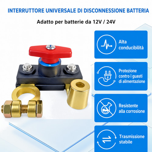 Interruttore staccabatteria - interruttore,