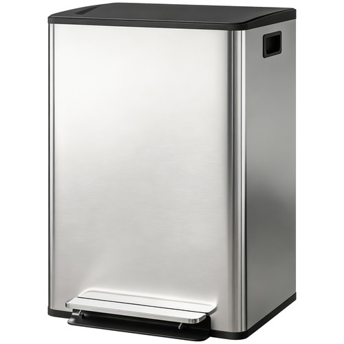 Homcom pattumiera doppia - homcom, a